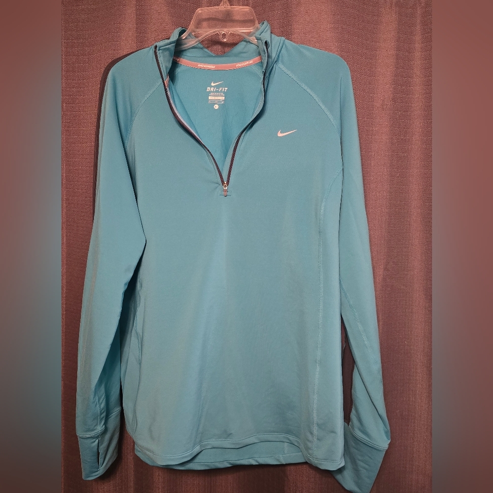 Nike Teal Dri-FIT Long Sleeve Top